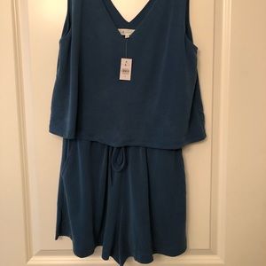 Lou & Grey Teal Romper